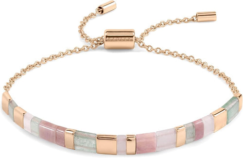 RADLEY 18ct Rose Gold Semi Precious Stone Friendship Bracelet