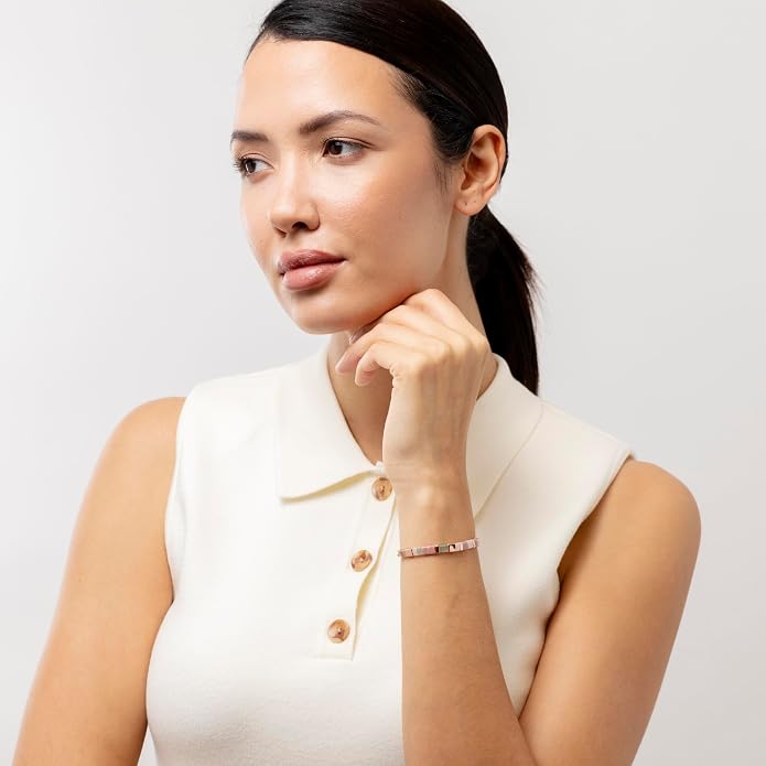 RADLEY 18ct Rose Gold Semi Precious Stone Friendship Bracelet